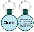 Silent Silicone Dog Tags, Custom Engraved Pet ID Tags by Brayhoo