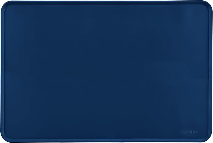 Amazon Basics Waterproof Non-Slip Silicone Pet Feeding Mat by AmazonBasics