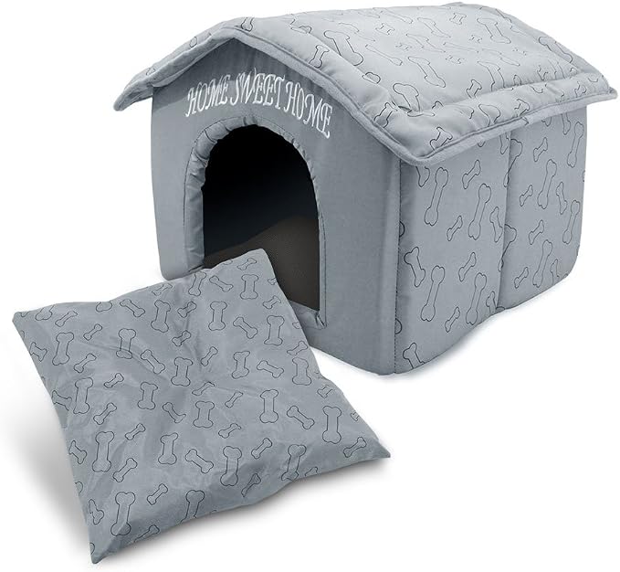 Best Pet Supplies Dog House Bed Crate Mat Tent Indoor Round Soft Plush - Image 2