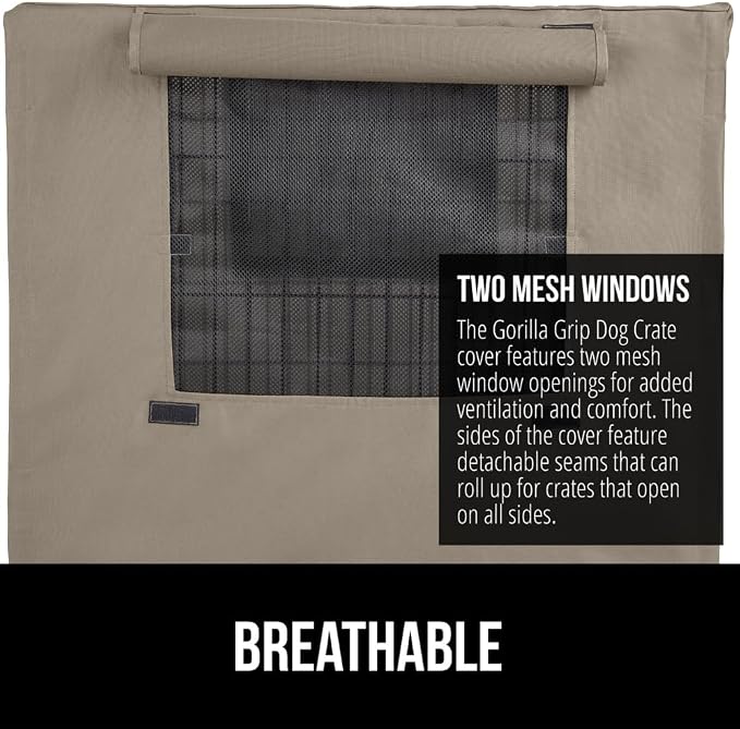 GORILLA GRIP Dog Crate Covers Compatible - Image 4