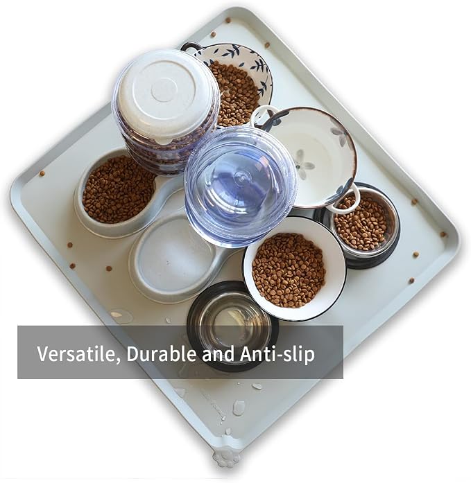 Hoki Found XX-Large Silicone Pet Food Mats Tray - Image 4