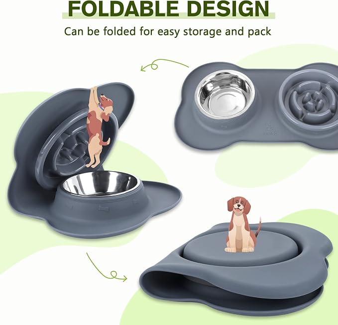 Pecute Slow Feeder Dog Bowls to Slow Down Eating, Dog Bowl Slow Feeder - Image 5