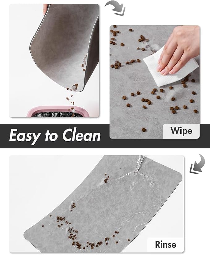 MontVoo-Absorbent Pet Feeding Mat-No Stains Pet Mat - Image 3