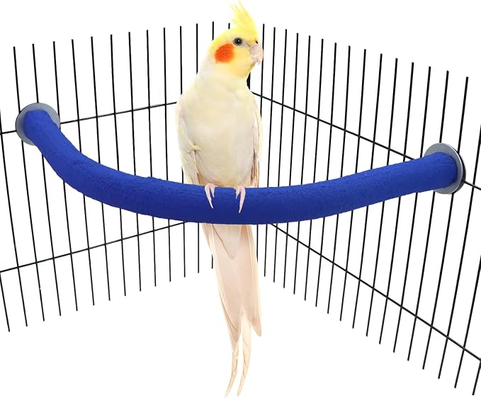 Wontee Bird Perches Bird Cage Sand Perch Stand - Image 5