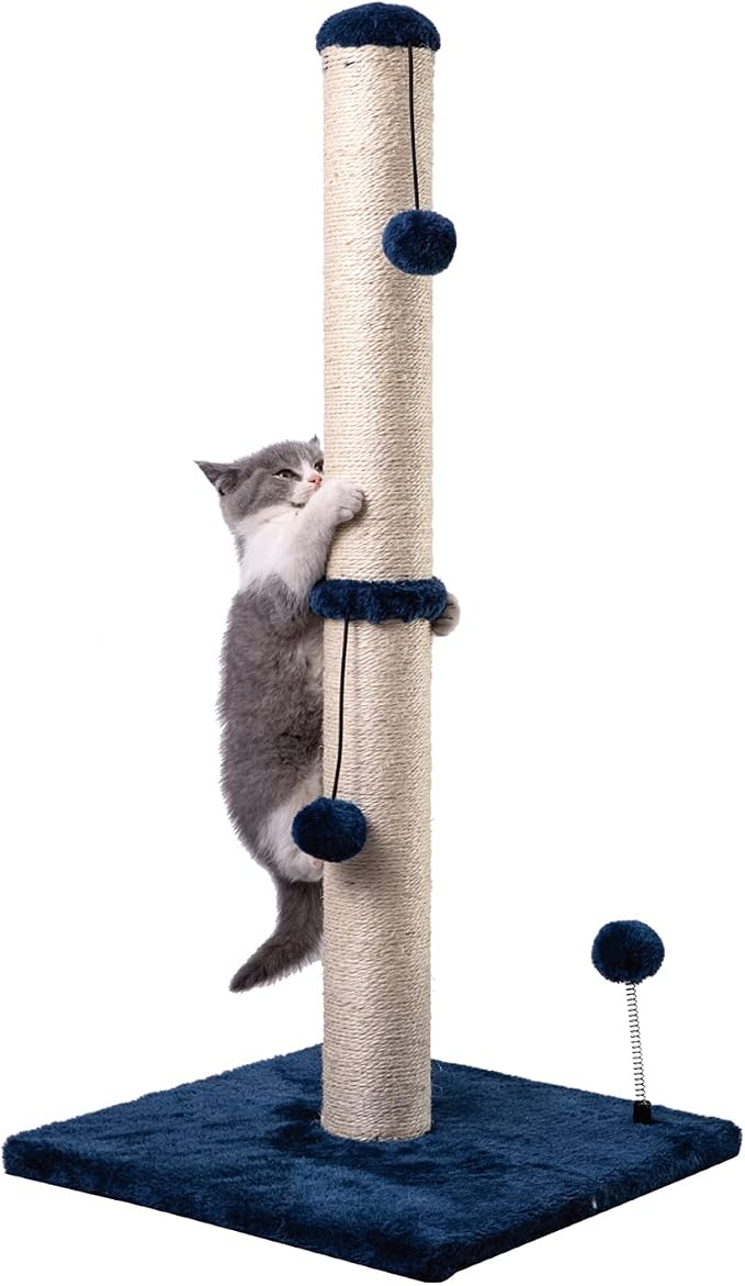MECOOL 34“ Tall Cat Scratching Post Premium Basics Kitten Scratcher Sisal by MECOOL