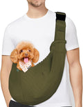 PETLOFT Reversible Dog Cat Sling Carrier, Small Dog Carrier, Adjustable Dog by PetLoft