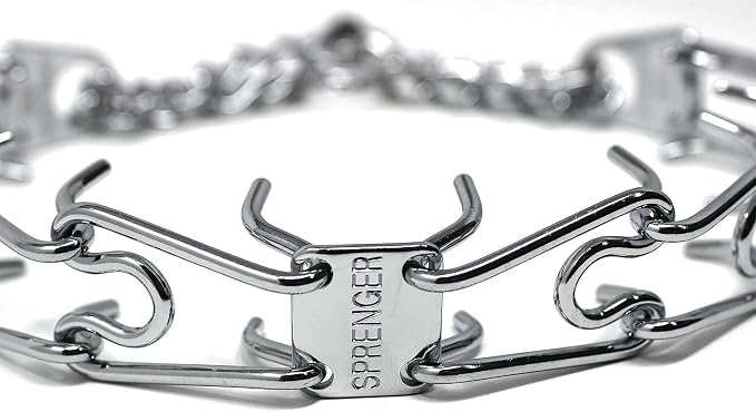Herm Sprenger Prong Dog Training Collar Ultra-Plus Chrome Plated Steel No Pull - Image 5