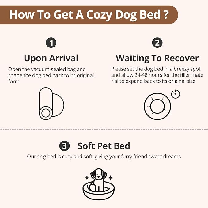 JOLLYVOGUE Calming Dog Bed for Small Dogs - Image 8