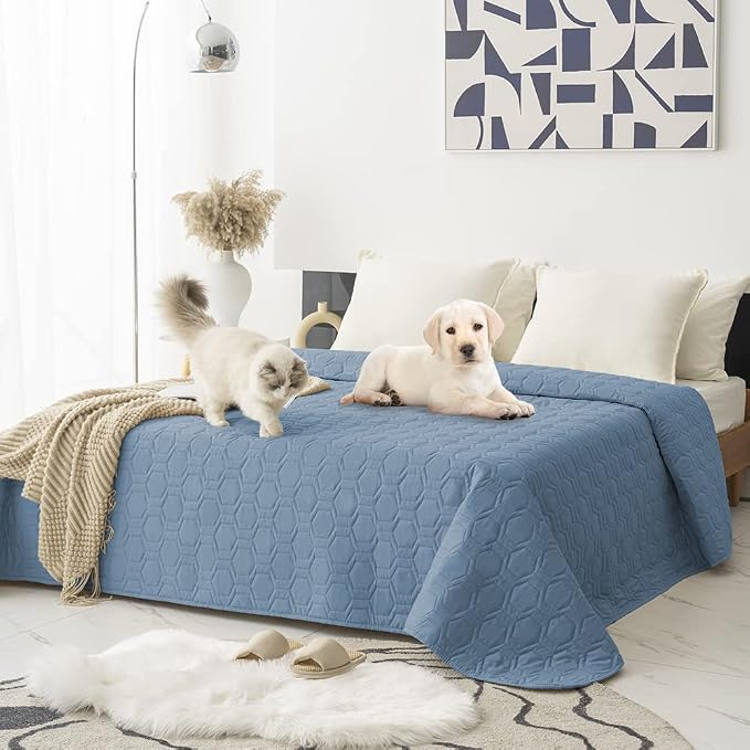 Waterproof and Anti-Slip Dog Bed Cover and Pet Blanket Sofa Pet Bed Mat ，car by TcksstexFauxFurDogBedCover