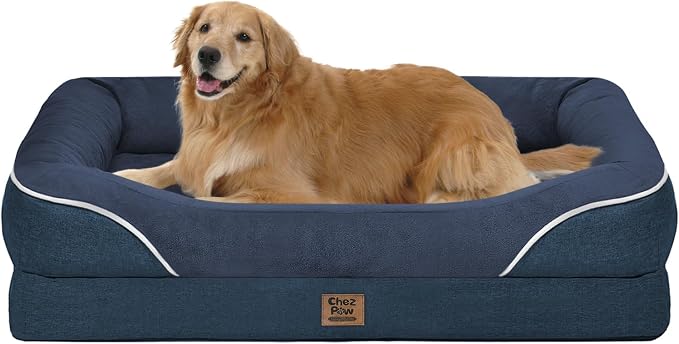 Removable Orthopedic Large Dog Bed -XL Large Dog Beds by ChezPaw