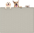 39.4"x29.5" Large Pet Food Mat, Silicone Dog Mats by WelcometoULTIBE