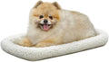 MidWest Homes for Pets QuietTime XS Dog Bed – White Fleece Bolster, Ultra-Soft by MidWestHomesForPets