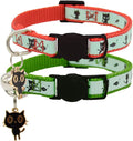 2 Pack Glow in The Dark Cat Collar by Barleygoo