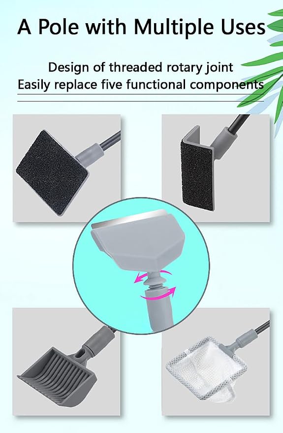 6-in-1 Aquarium Cleaning Tools Fish Tank Cleaning Kit - Image 7