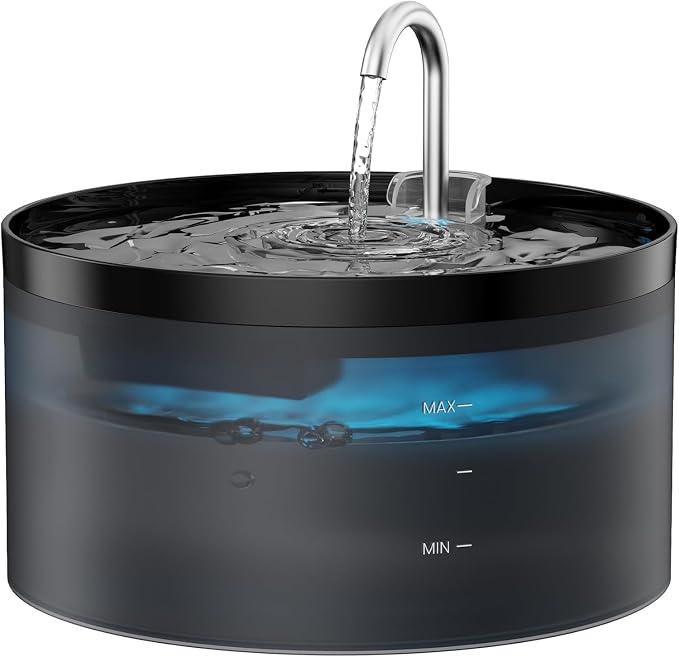 Cat Water Fountain Pet Fountain: Cat Water Dispenser - 108oz/3.2L Automatic Pet by GIOTOHUNPetLife