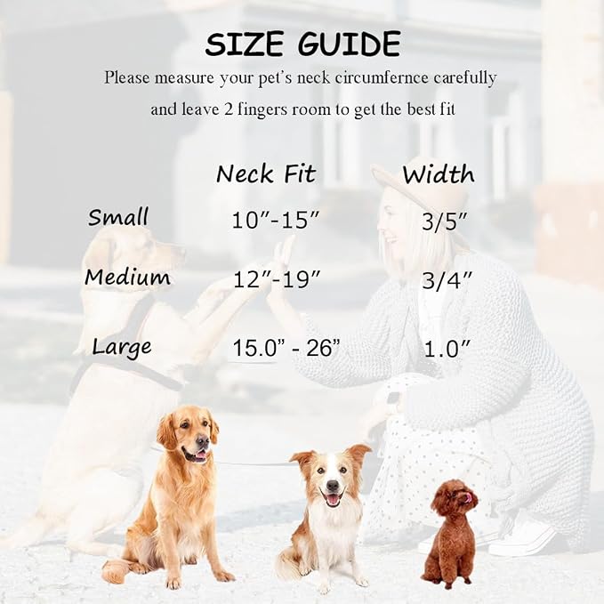 Woven Dog Collar with Metal Buckle Adjustable Jacquard Retro Dog Collars - Image 7