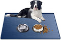 Large Dog Mat for Food and Water, 31.8"x23.8" Silicone Pet Feeding Mats by Goldleaf