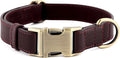 Plutus Pet Genuine Leather Dog Collar – Adjustable Pet Collar by PLUTUSPET
