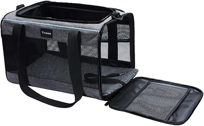 Vceoa 17.5x11x11 Inches Cat, Dog Carrier - Image 7