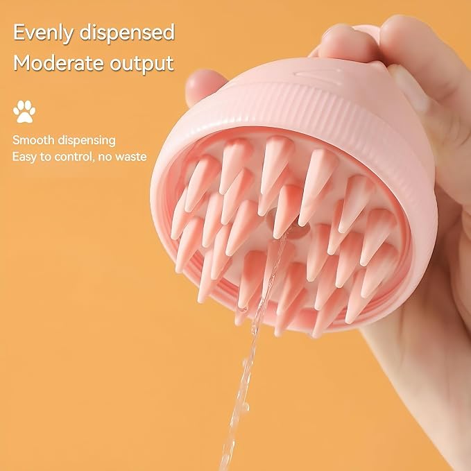 Silicone Cat Bath Brush – Pet Bathing Tool - Image 5