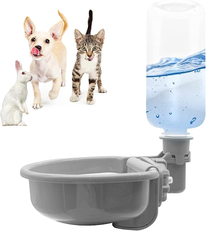 VANNON 16oz Pet Water Bottle, Gravity Dog Water Bowl Dispenser by Vannon
