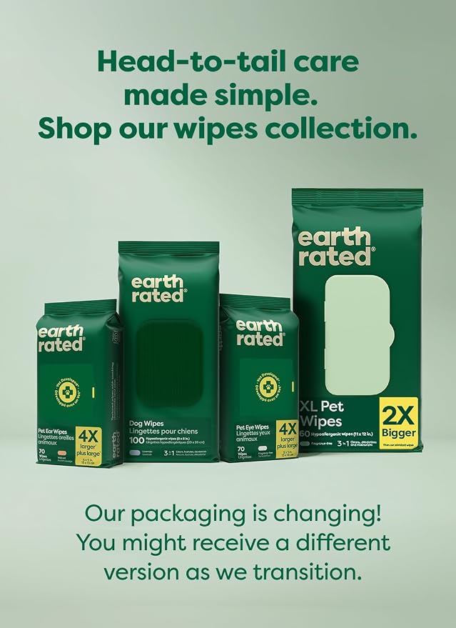 Earth Rated Dog Wipes, Hypoallergenic, 3-in-1 Cleaning and Hydrating, - Image 10
