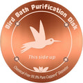 4 Inches Pure Copper Bird Bath Purification Disk, 0.6mm thick, Reinforced by CTTZCKJ