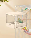 septillar Bird Feeder and Bath for Cage, Hanging Bird Bathtub Bath Shower Box by SEPTILLAR