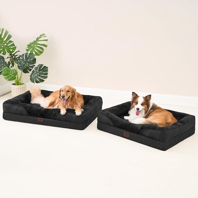 EHEYCIGA Orthopedic Dog Bed for Large Sized Dog, Waterproof Liner & Washable - Image 8