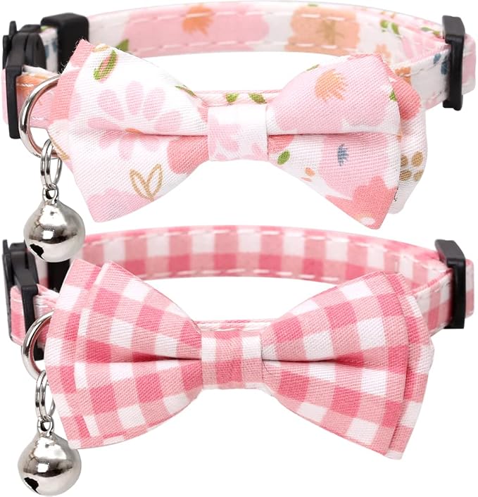 2 Pack/Set Cat Collar Breakaway by Lamphyface