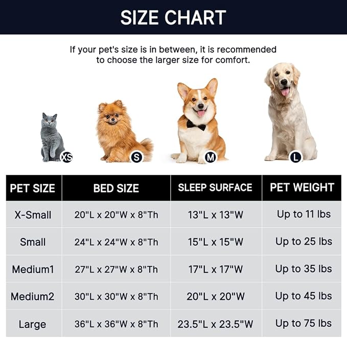 WESTERN HOME WH Calming Dog Beds Large Sized Dog - Image 4