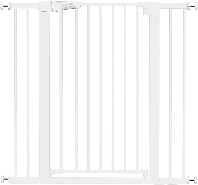 BABELIO 36" Tall Dog Gate PressGuard C5, 26-40" Wide Auto Close Baby Gate by BABELIO