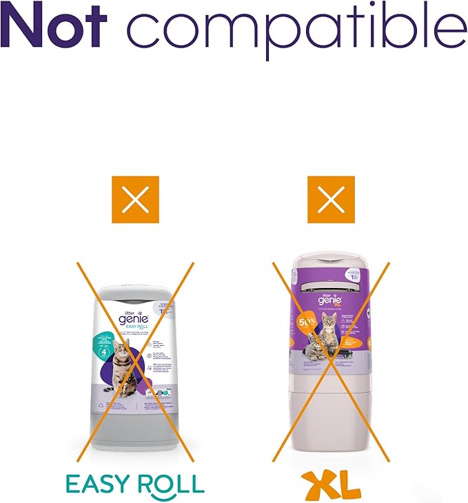 Litter Genie Eco Refills | Compostable Cat Litter Bags Jumbo 2-pack | Up to 4 - Image 5