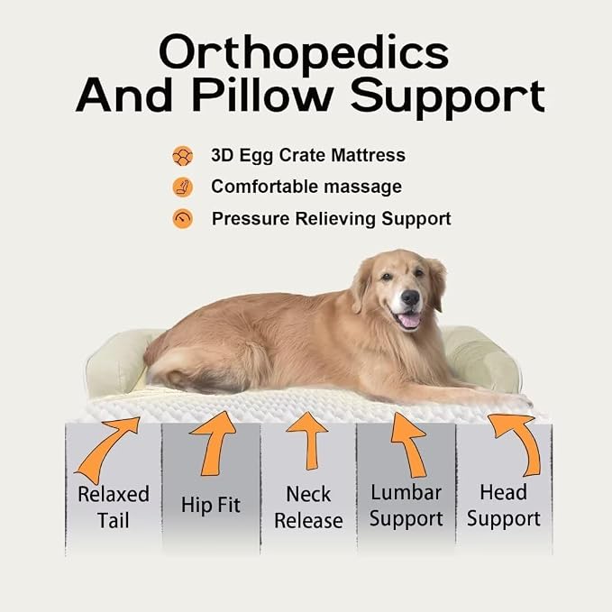 Small Dog Bed Waterproof Orthopedic Dog Beds - Image 3