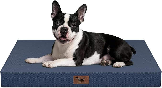 Outdoor Dog Bed for Small Dogs, Waterproof Dog Crate Bed for Medium Dogs Cats by TailStories