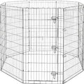 Amazon Basics Foldable Metal Indoor/Outdoor Dog Playpen, Octagonal Exercise Pen by AmazonBasics
