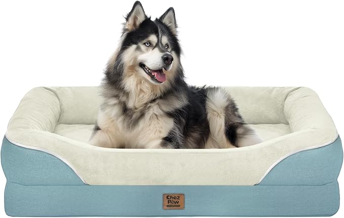 Washable Orthopedic Large Dog Bed by ChezPaw