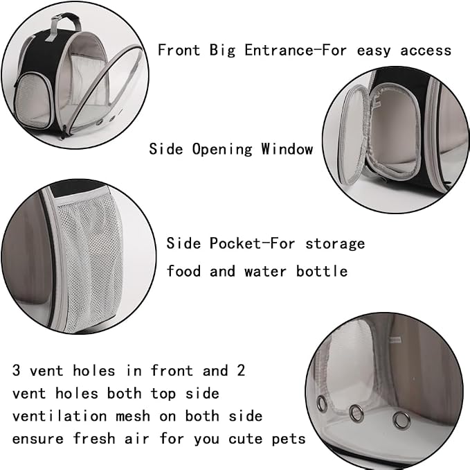 Guinea Pig Backpack Carrier, Reptile Outdoor Used, Bearded Dragon Carrier - Image 3