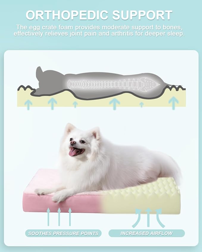 KSIIA Orthopedic Dog Bed Waterproof Pet Bed - Image 2