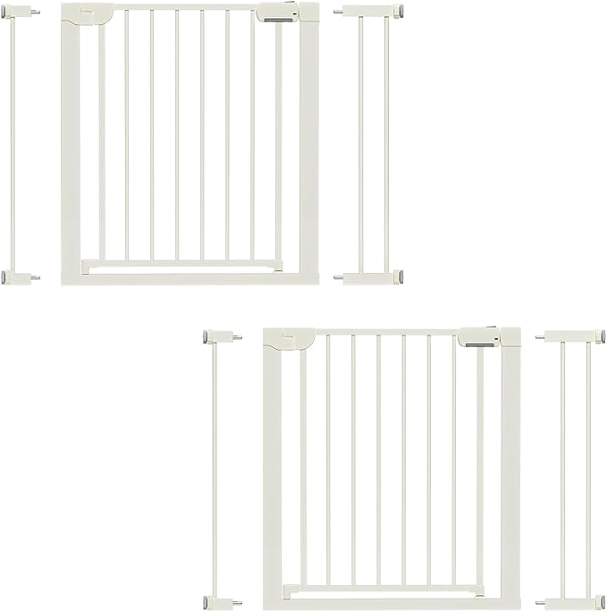 29.5-40.6" Magnetic Baby Gate for Stairs, Baby Safety Essentials, Auto Close by Mutak