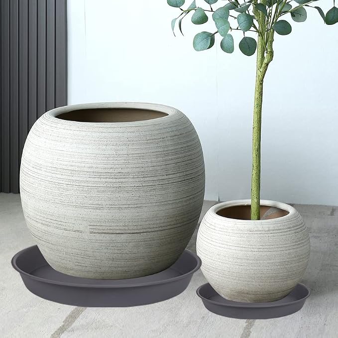 2 Pack of 16 17 inch Plant Saucer, 2.3" Depth, Plant Trays - Image 4