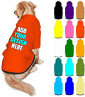 Customized Dog Hoodie with Name Logo Personalized Text Soft & Warm by Mynvzrk