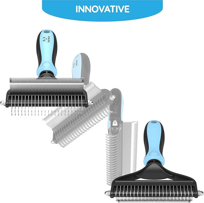 Dog Brush and Cat Brush – 2 Sided Pet Grooming Tool - Image 6