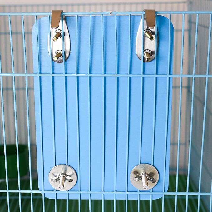 7" Bird Mirror with Rope Perch Bird Toys Swing, Comfy Perch - Image 4