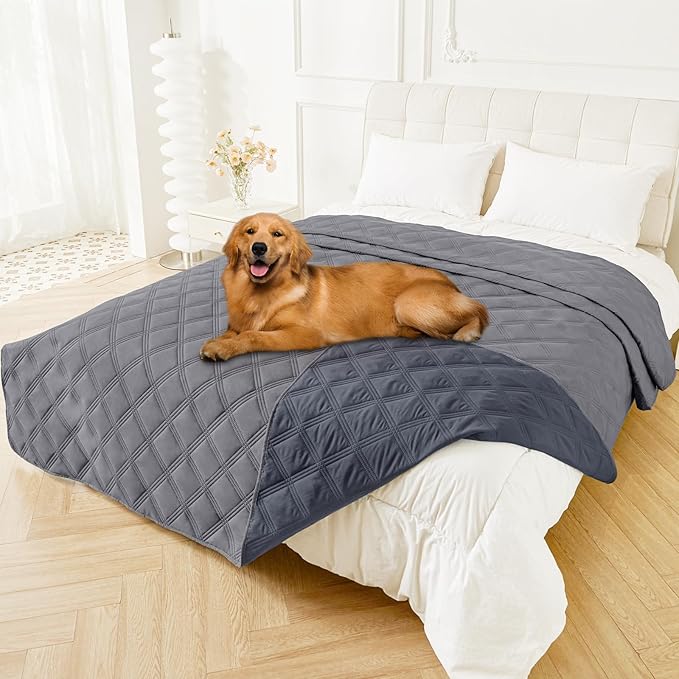 Smiry Waterproof Dog Bed Cover Blanket 82x120, Soft Reversible Pet Blanket by Smiry