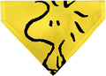 Peanuts Pet Bandana Peanuts Woodstock Pose Close Up Yellow Slip On Collar by Buckle-Down