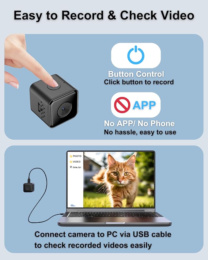Dog Camera Collar 1080P HD Video Recording Pet POV Cam, NO WiFi NO APP - Image 4