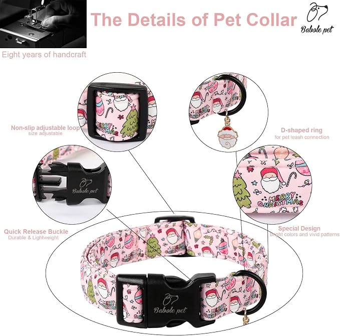Christmas Dog Collar for Small Dogs - Image 4