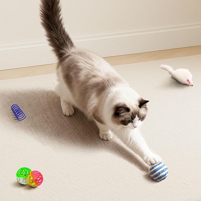 Cat Toys for Indoor Cats, 34 Packs Interactive Cat Toy Set - Image 4