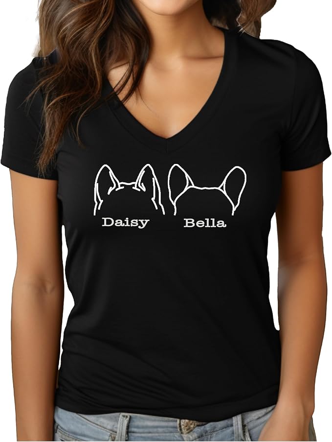 Custom Dog Mom Shirt for Women Pet Ears Sweatshirt - Image 9